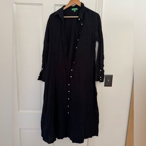J. Crew Black Maxi Dress